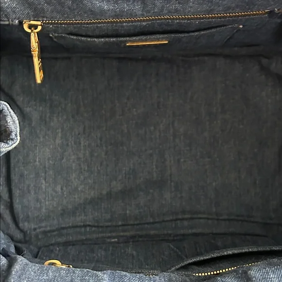 Prada Canapa Denim Tote – Lg | Authentic 💙 - Picture 13 of 17